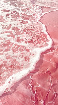 Pink sand beach wallpaper shoreline outdoors nature.