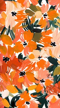 Floral pattern asteraceae graphics painting.