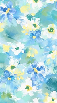 Floral pattern asteraceae painting graphics.