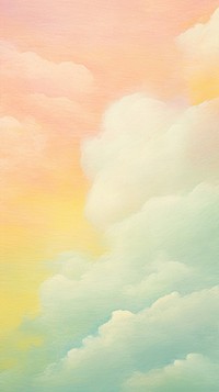 Cloud sky outdoors painting.