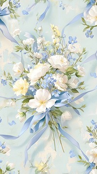 Flower bouquest wallpaper graphics painting pattern.