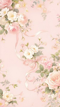 Flower bouquest wallpaper graphics painting pattern.