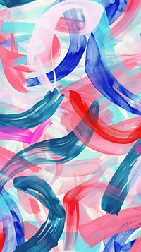 Ribbon pattern graphics painting canvas.