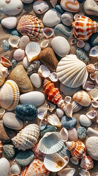 Beach walpaper background seashell invertebrate seafood.