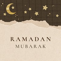 Ramadan Mubarak Instagram post template Islamic design design