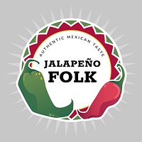 Mexican restaurant logo template, classic design 