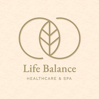 Life balance logo template spa   design