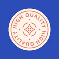 High quality badge  logo minimal botanical  design