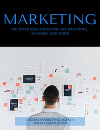Marketing flyer template & design