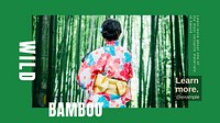 Bamboo blog banner template