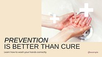 Prevention & cure blog banner template & design