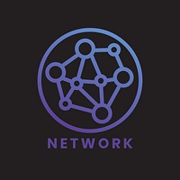 Networking technology logo template   design