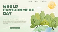 World environment day presentation template