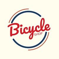 Bicycle shop logo business branding