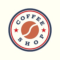 Coffee shop logo business template  