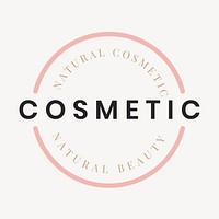 Aesthetic cosmetic logo template modern  