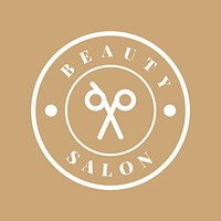 Beauty salon logo template  