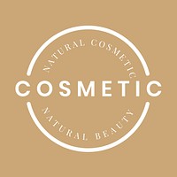 Cosmetic shop logo template  