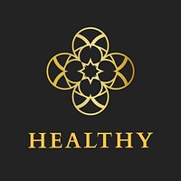 Wellness business logo template professional  