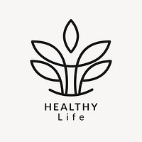 Wellness business logo template  