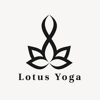 Yoga lotus logo template health  wellness business  