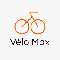 Cycle sports logo template bicycle  gradient 