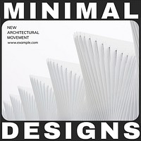 Minimal Architectural design Instagram post template