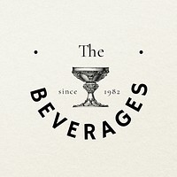 Restaurant & bar editable logo template