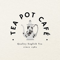 Tea cafe  logo template