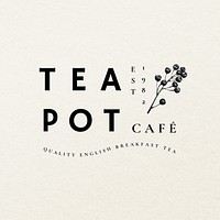 Tea cafe  logo template