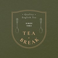 Tea shop  logo template
