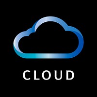 Cloud business logo template