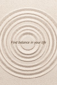 Find balance Pinterest pin template
