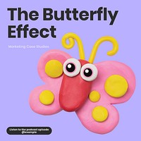 Butterfly effect Facebook ad template & design