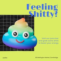 Feeling shitty? Facebook ad template & design