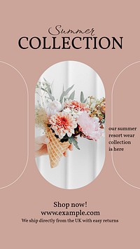 Summer collection Instagram story template