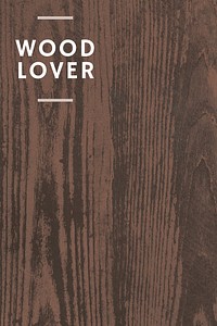 Wood texture editable poster template