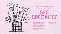 SEO Specialist blog banner template & design
