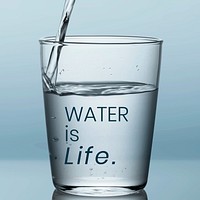 Water is life Instagram post template