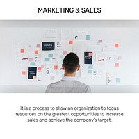 Marketing sales Instagram post template