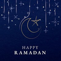 Happy Ramadan Facebook post template design