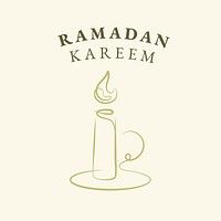 Ramadan kareem logo template Islamic design design
