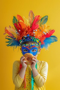 A donut carnival person parade.
