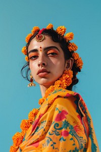 Marijuana woman head photography.