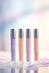 4 pastel perfume tube set cosmetics lipstick bottle.