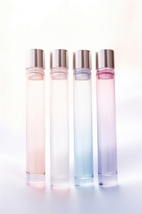 4 pastel perfume tube set cosmetics lipstick bottle.
