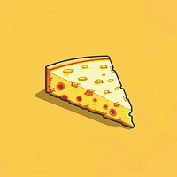Triangle cheese pixel dynamite weaponry pizza.