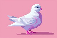 Dove pixel animal pigeon person.