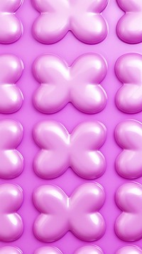 Puffy 3d flower glitter wallpaper balloon purple.