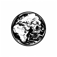 The earth logo wedding female.